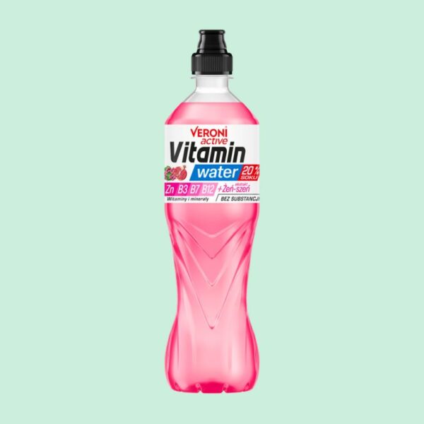 VERONI ACTIVE VIT WATER GINSENG (COL) 700ML